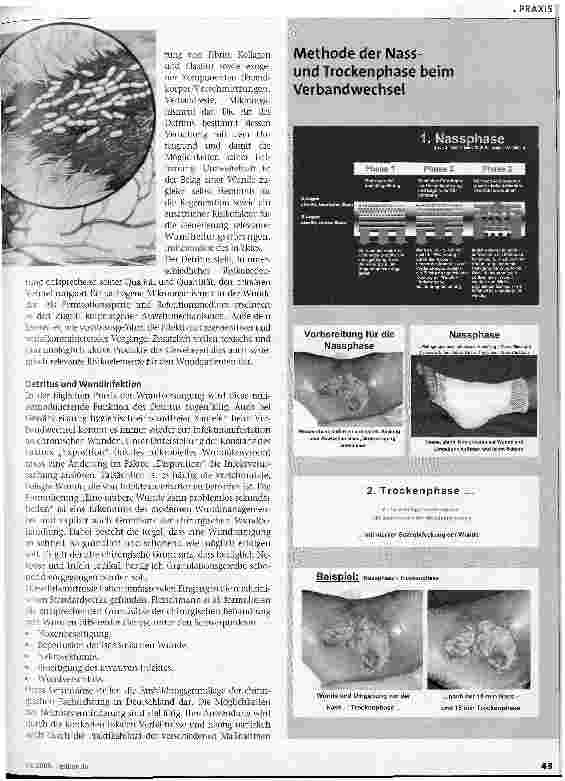 Vorschauseite 2: Cleansing in der Wundbehandlung