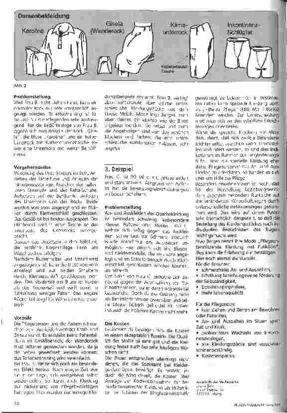 Vorschauseite 3: Kleidung für Behinderte und Bewegungseingeschränkte