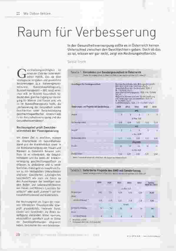 Vorschauseite 1: Raum für Verbesserung