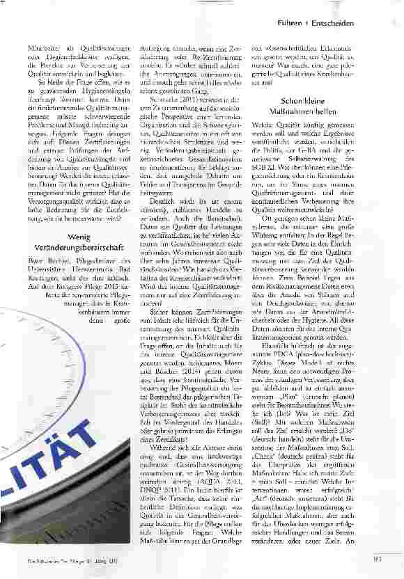 Vorschauseite 2: DIE CHANCE NUTZEN