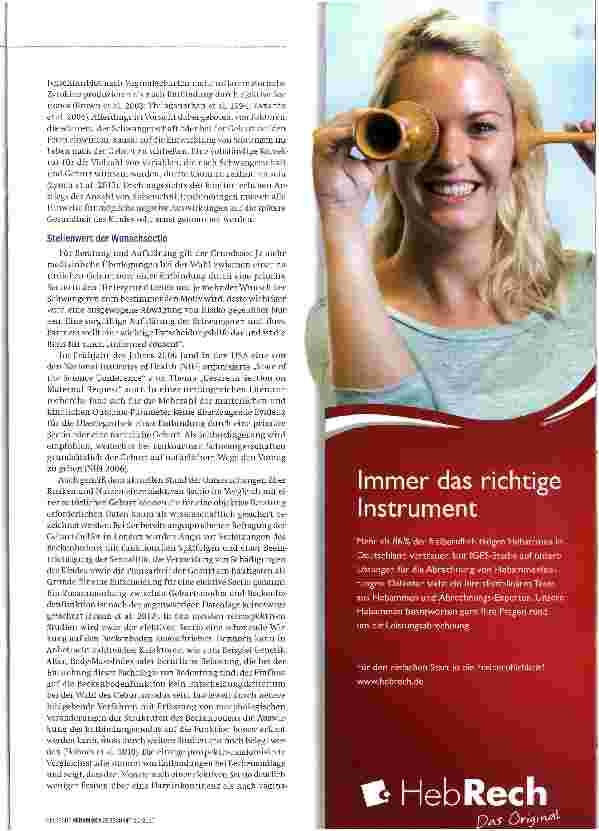 Vorschauseite 4: Kann die Sectio eine Alternative sein
