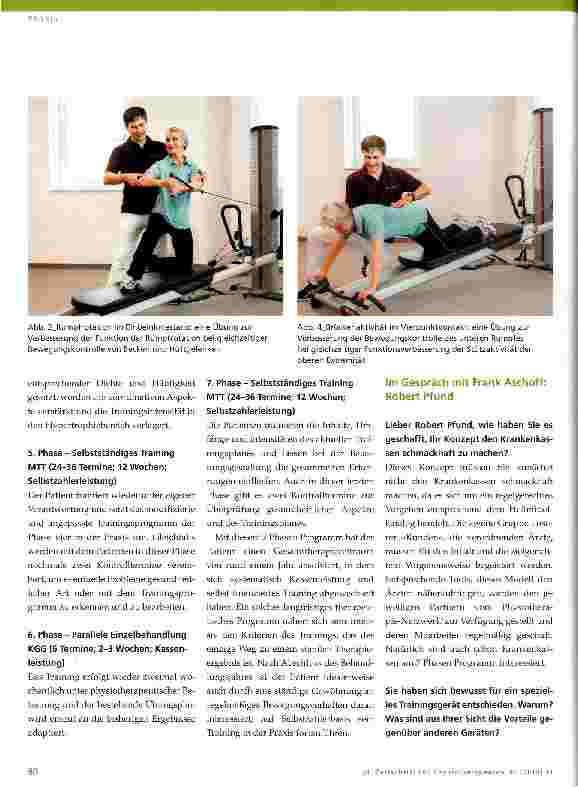 Vorschauseite 3: Langfristiges Training als physiotherapeutisches Angebot