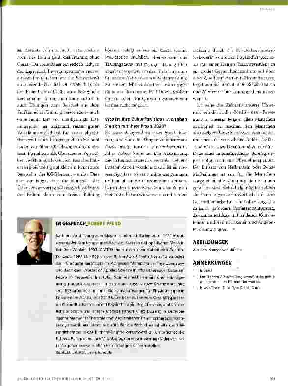 Vorschauseite 4: Langfristiges Training als physiotherapeutisches Angebot