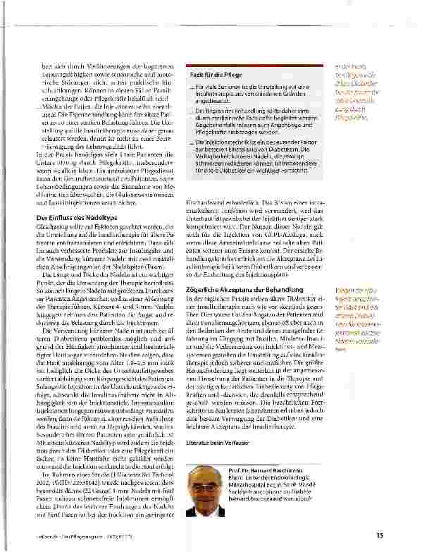 Vorschauseite 2: Ängste ausräumen -Insulintherapie umsetzen