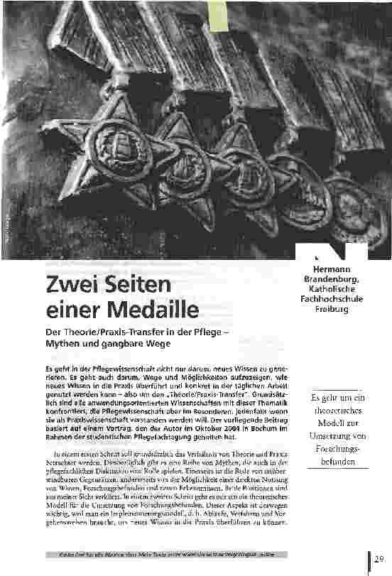 Vorschauseite 1: Zwei Seiten einer Medaille