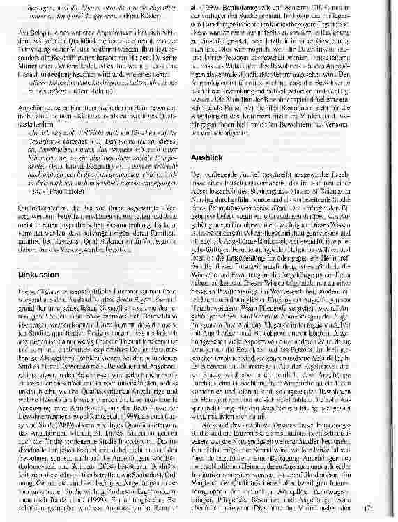 Vorschauseite 6: Welche Qualitätskriterien sind Angehörigen in der stationären Altenpflege wichtig?