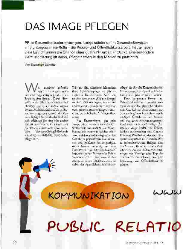 Vorschauseite 1: DAS IMAGE PFLEGEN