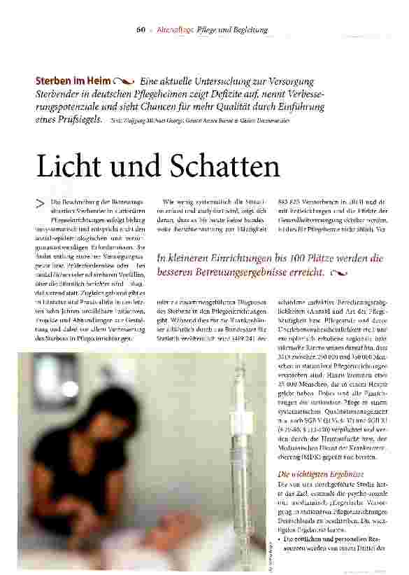 Vorschauseite 1: Licht und Schatten