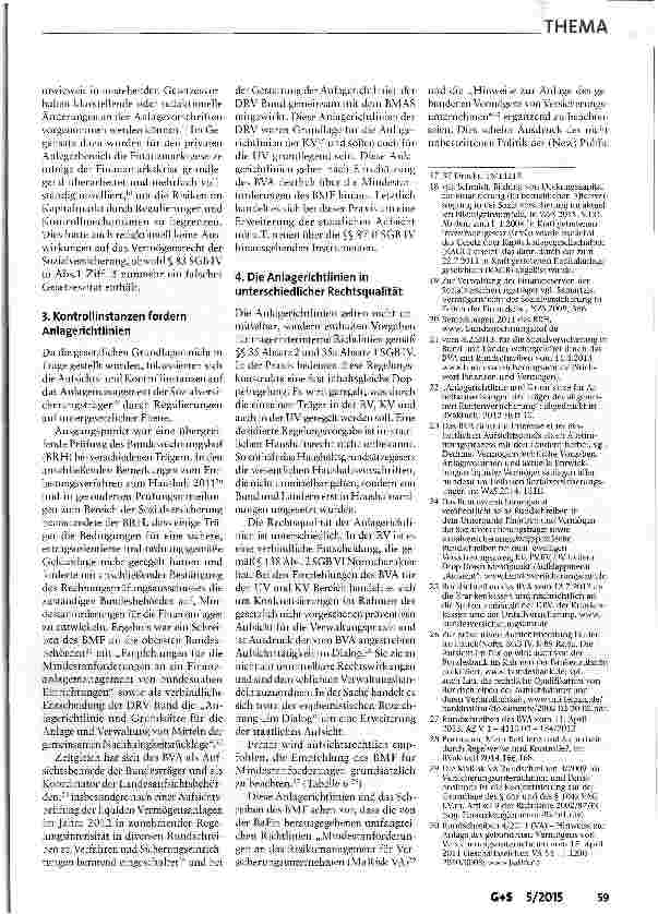 Vorschauseite 5: Vermögen der Sozialversicherung in Zeiten von Nullzinsen und Finanzkrisen