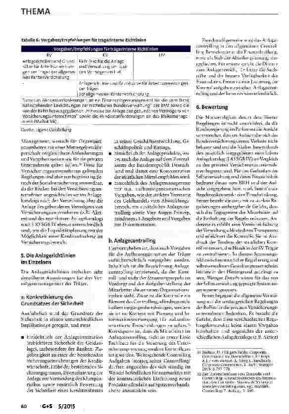 Vorschauseite 6: Vermögen der Sozialversicherung in Zeiten von Nullzinsen und Finanzkrisen