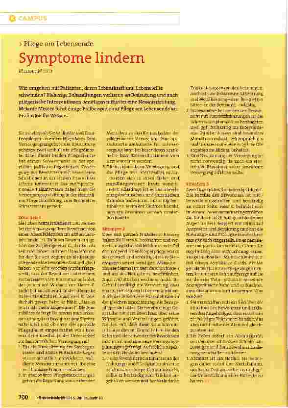 Vorschauseite 1: Symptome lindern