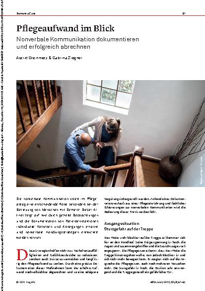 Vorschauseite 1: Pflegeaufwand im Blick: Nonverbale Kommunikation dokumentieren und erfolgreich abrechnen