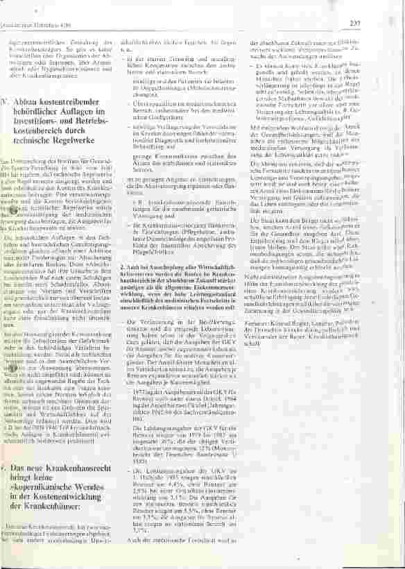 Vorschauseite 4: Gestaltungsspielräume des Krankenhausträgers