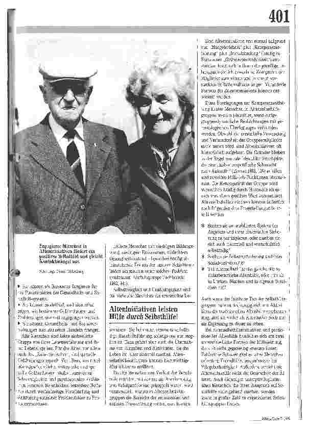 Vorschauseite 3: Gemeinschaftliche Selbsthilfe im Alter