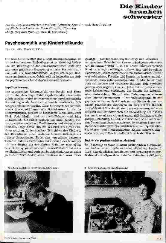 Vorschauseite 1: Psychosomatik und Kinderheilkunde