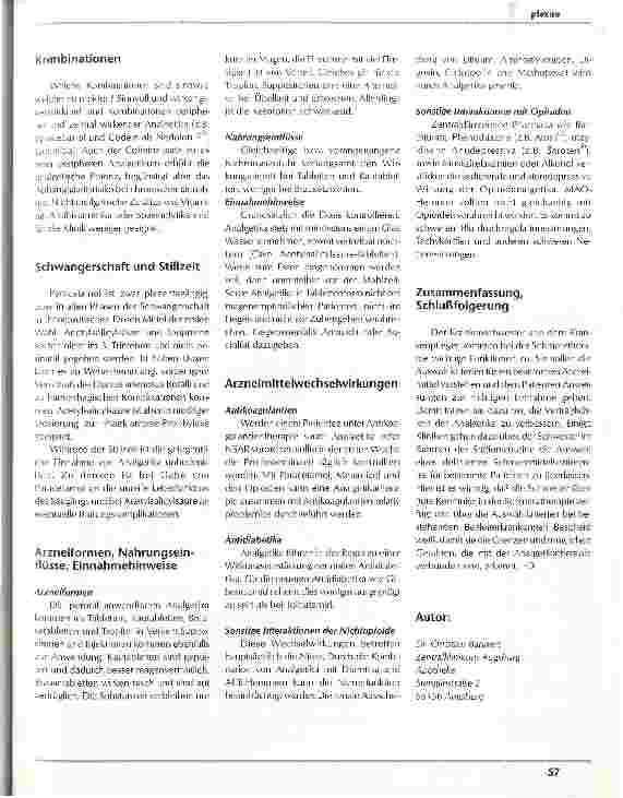 Vorschauseite 6: Schmerzmittel Bedeutung des Schmerzes