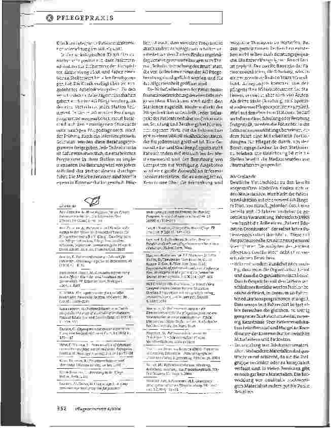 Vorschauseite 3: Krankheitsbewältigung gezielt unterstützenKonzeptentwurf zur Patientenedukation in der Onkologie: