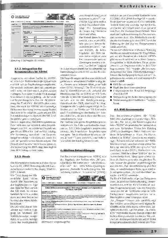 Vorschauseite 3: Einsatz von Recommender-systemen in Bibliotheken