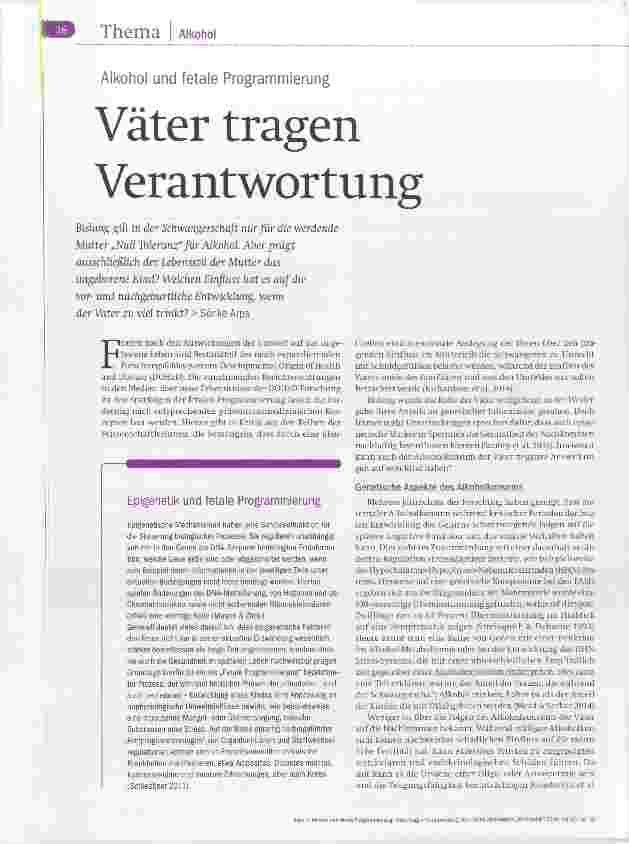 Vorschauseite 1: Väter tragen Verantwortung