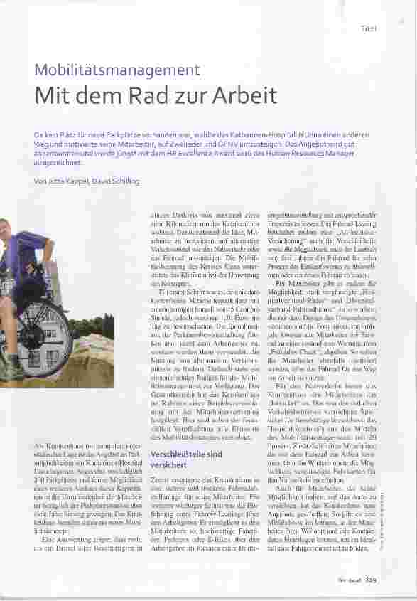 Vorschauseite 2: Mit dem Rad zur Arbeit