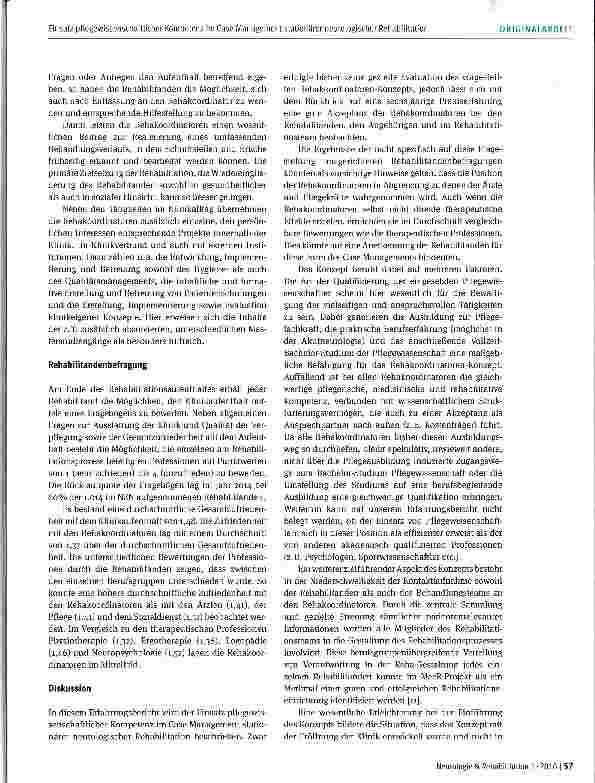 Vorschauseite 5: Einsatz pflegewissenschaftlicher Kompetenz im Case Management stationärer neurologischer Rehabilitation