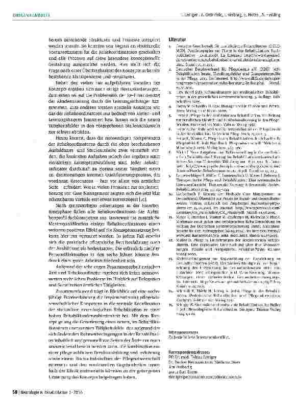 Vorschauseite 6: Einsatz pflegewissenschaftlicher Kompetenz im Case Management stationärer neurologischer Rehabilitation