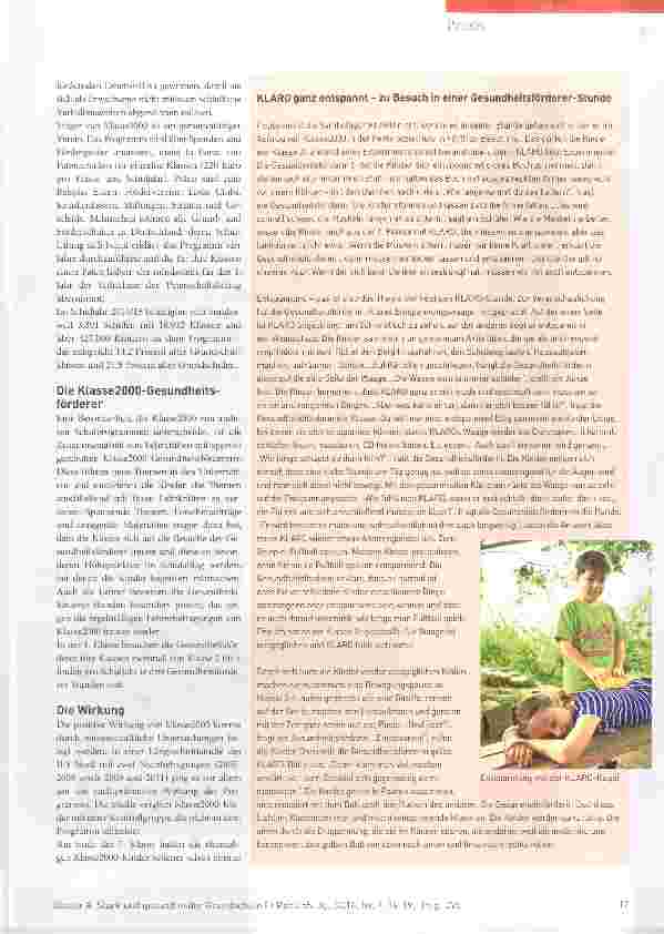 Vorschauseite 2: Stark und gesund in der Grundschule