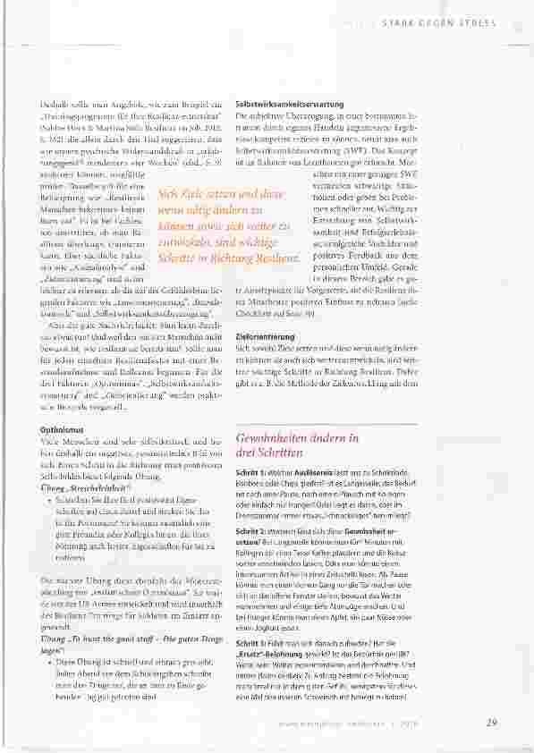 Vorschauseite 4: Nicht unterkriegen lassen