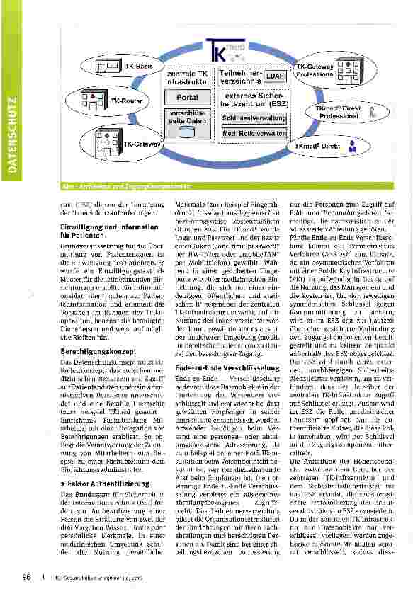 Vorschauseite 2: Sichere Telekooperation in der Medizin