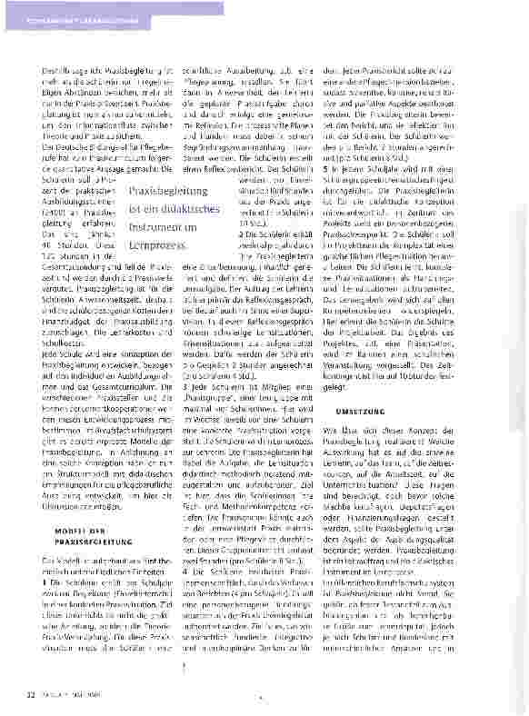 Vorschauseite 3: PRAXISBEGLEITUNG