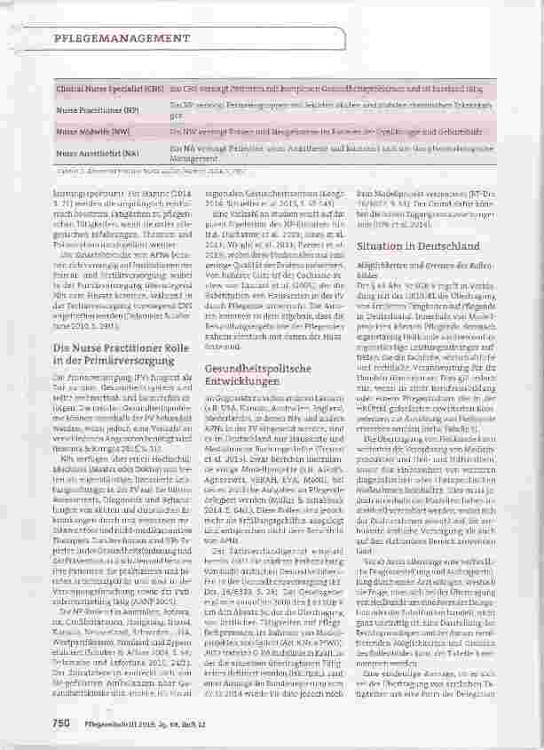 Vorschauseite 2: Advanced Practice Nursing