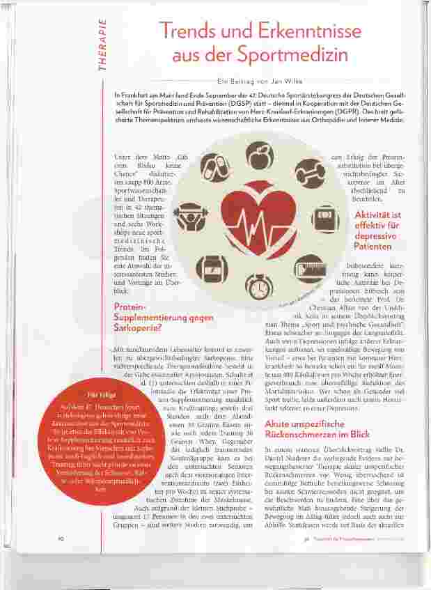 Vorschauseite 1: Trends und Erkenntnisse aus der Sportmedizin
