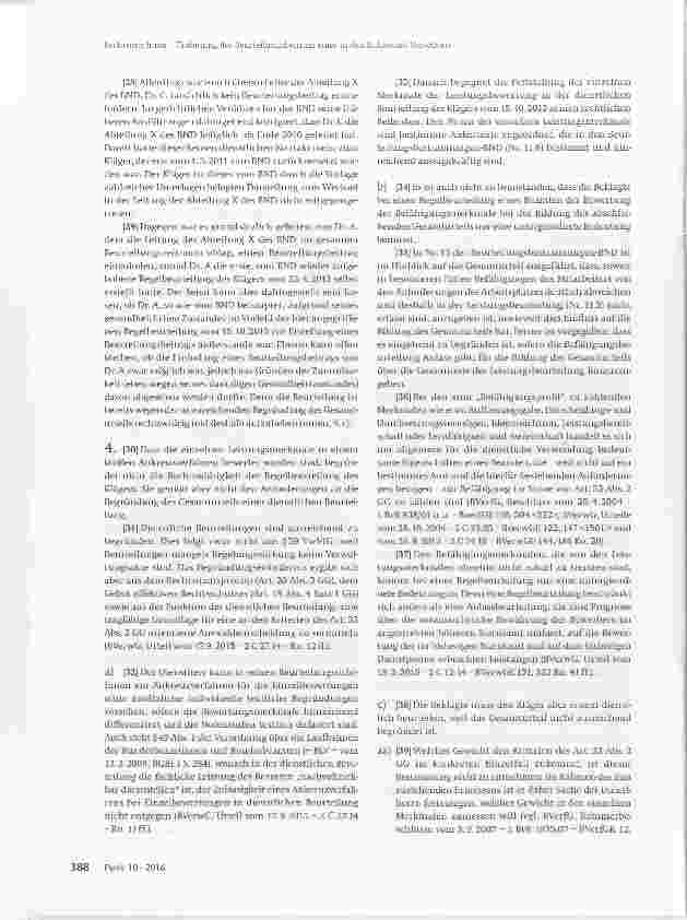 Vorschauseite 4: Einholung des Beurteilungsbeitrags eines in den Ruhestand versetzten früheren Vorgesetzten