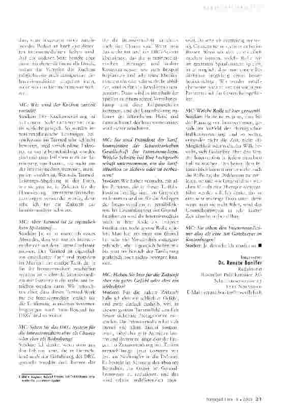 Vorschauseite 2: Intensivmedizin als Kostenfaktor