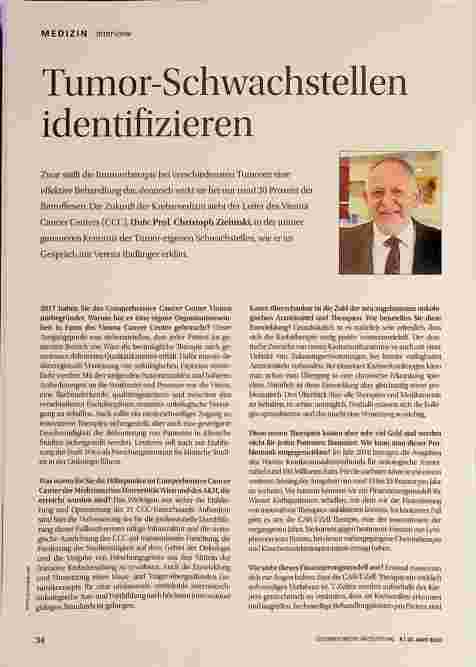 Vorschauseite 1: Tumorschwachstellen identifizieren