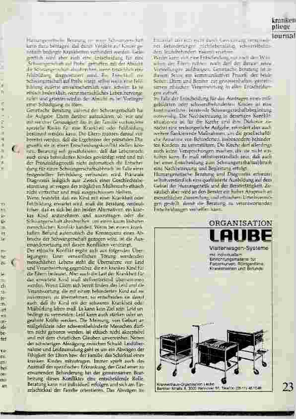 Vorschauseite 4: Von der Würde werdenden Lebens