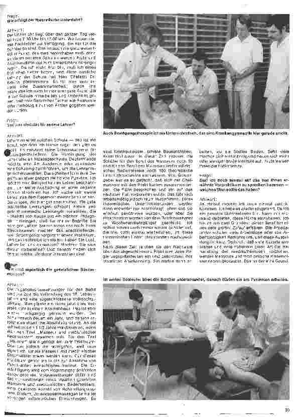 Vorschauseite 2: Ausbildung zum Masseur und medizinischen Bademeister Die Dr. Rohrbach Lehranstalt in Kassel