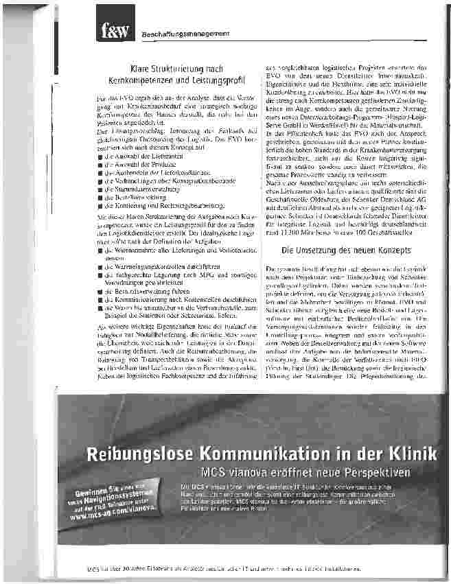 Vorschauseite 2: Insourcing des Einkaufs & Outsourcing der Logistik