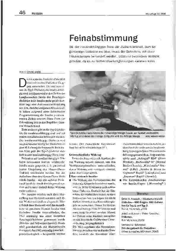Vorschauseite 1: Feinabstimmung