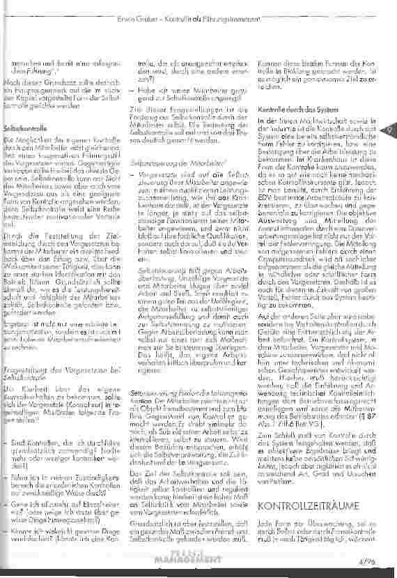 Vorschauseite 5: Kontrolle als Führungsinstrument