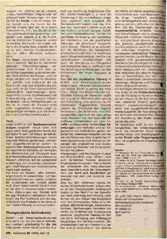 Vorschauseite 2: Psychologische Probleme in Notfallund Katastrophenstituationen