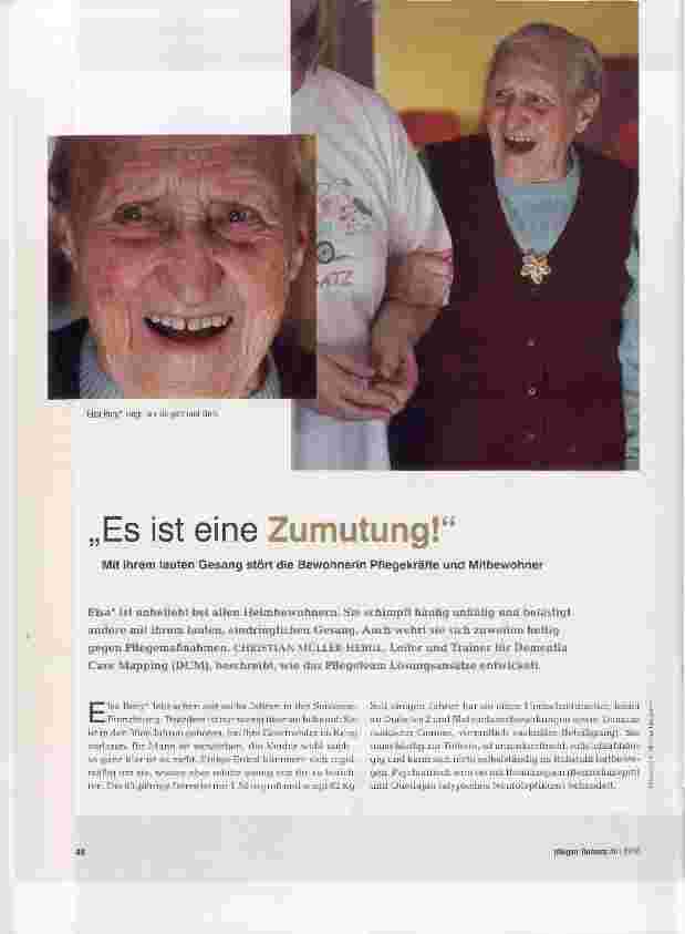 Vorschauseite 1: Es ist eine Zumutung!