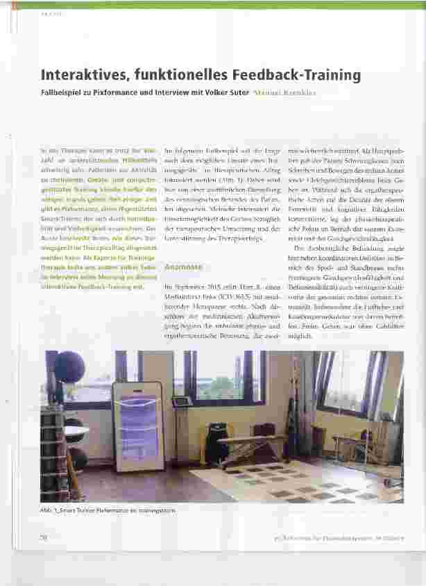 Vorschauseite 1: Interaktives, funktionelles Feedback-Training