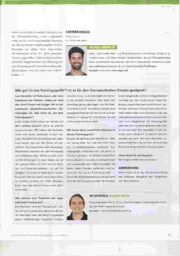 Vorschauseite 4: Interaktives, funktionelles Feedback-Training