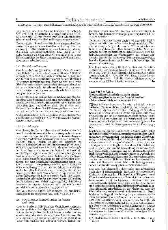 Vorschauseite 5: Vorsorgeund Rehabilitationsleistungen der Gesetzlichen Krankenversicherung für behinderte Menschen