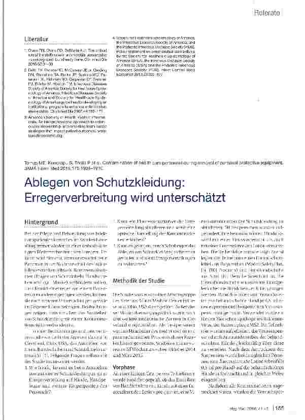 Vorschauseite 3: Antibiotikaresistenz vermeiden: Was kann die Pflege dazu beitragen?