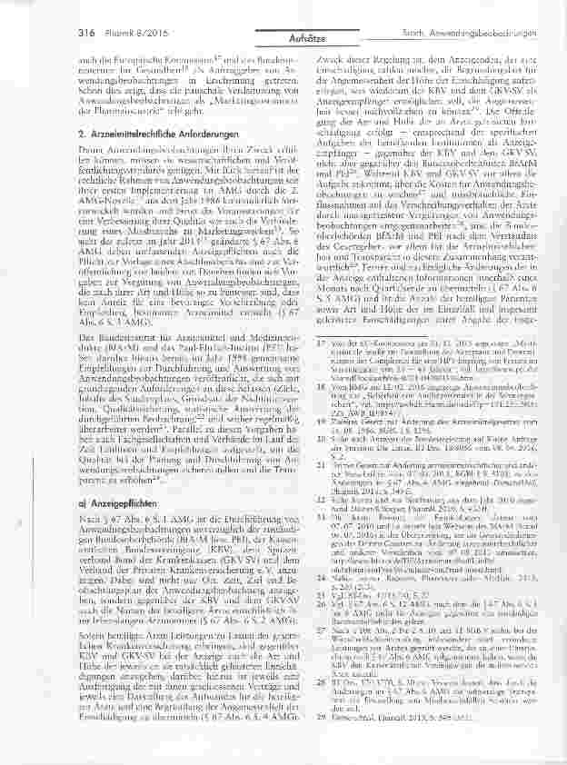 Vorschauseite 3: Compliance-Gespenst Anwendungsbeobachtungen?