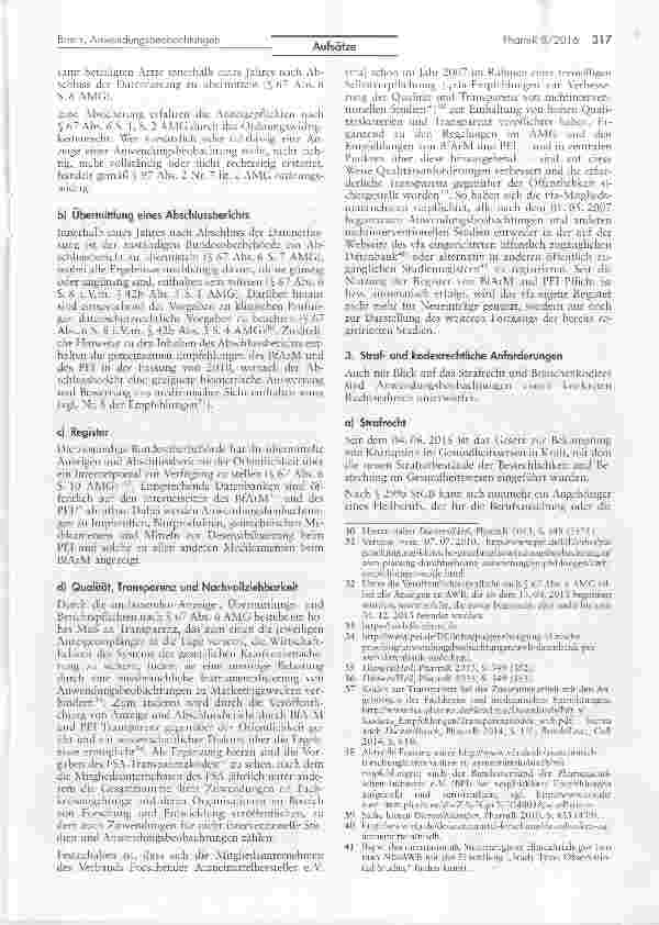 Vorschauseite 4: Compliance-Gespenst Anwendungsbeobachtungen?