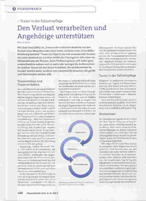 Vorschauseite 1: Den Verlust verarbeiten und Angehörige unterstützen