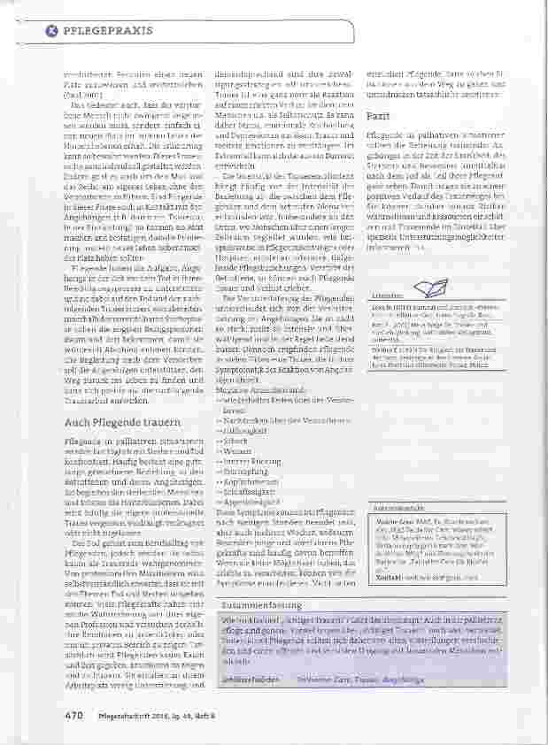 Vorschauseite 3: Den Verlust verarbeiten und Angehörige unterstützen